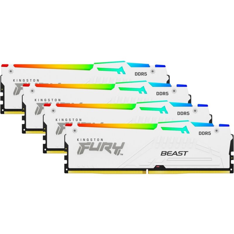 Kingston FURY DIMM DDR5-6000 (4x ) Quad-Kit Blanco, 64 GB 64 GB