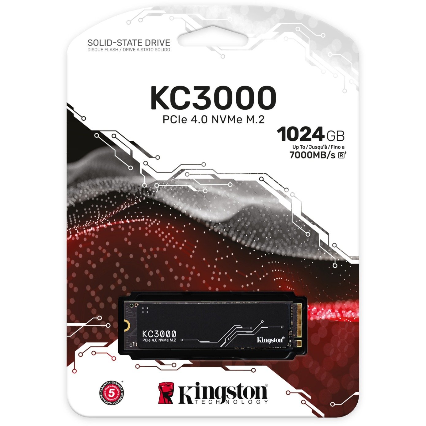 Kingston KC3000 Negro, 1024 GB - Imagen 3