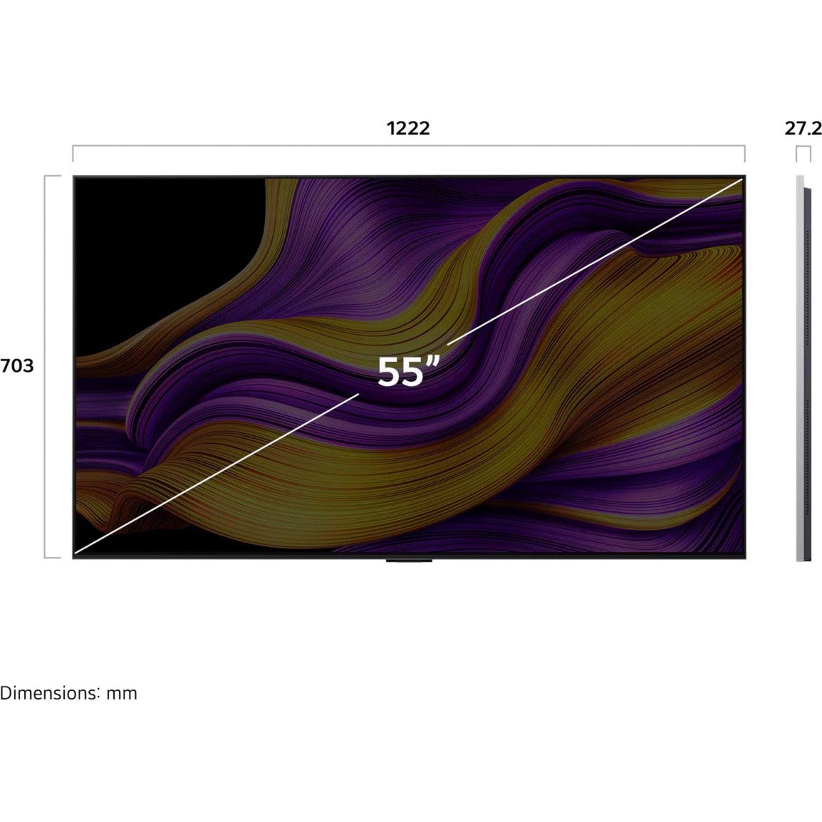 LG OLED55G57LW.AEUD evo TV Plata - Imagen 5