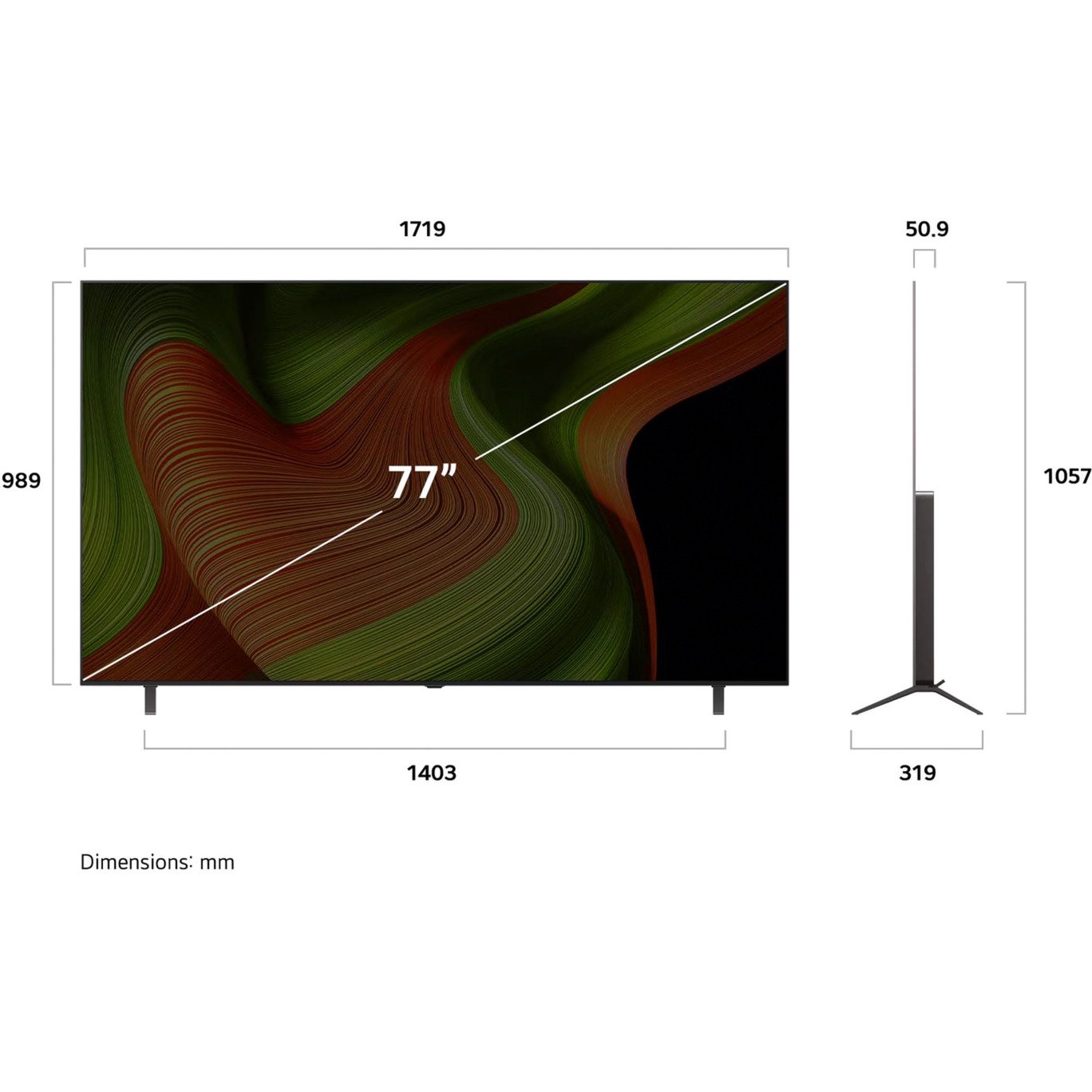 LG OLED77B59LA.AEUD evo TV Negro - Imagen 5