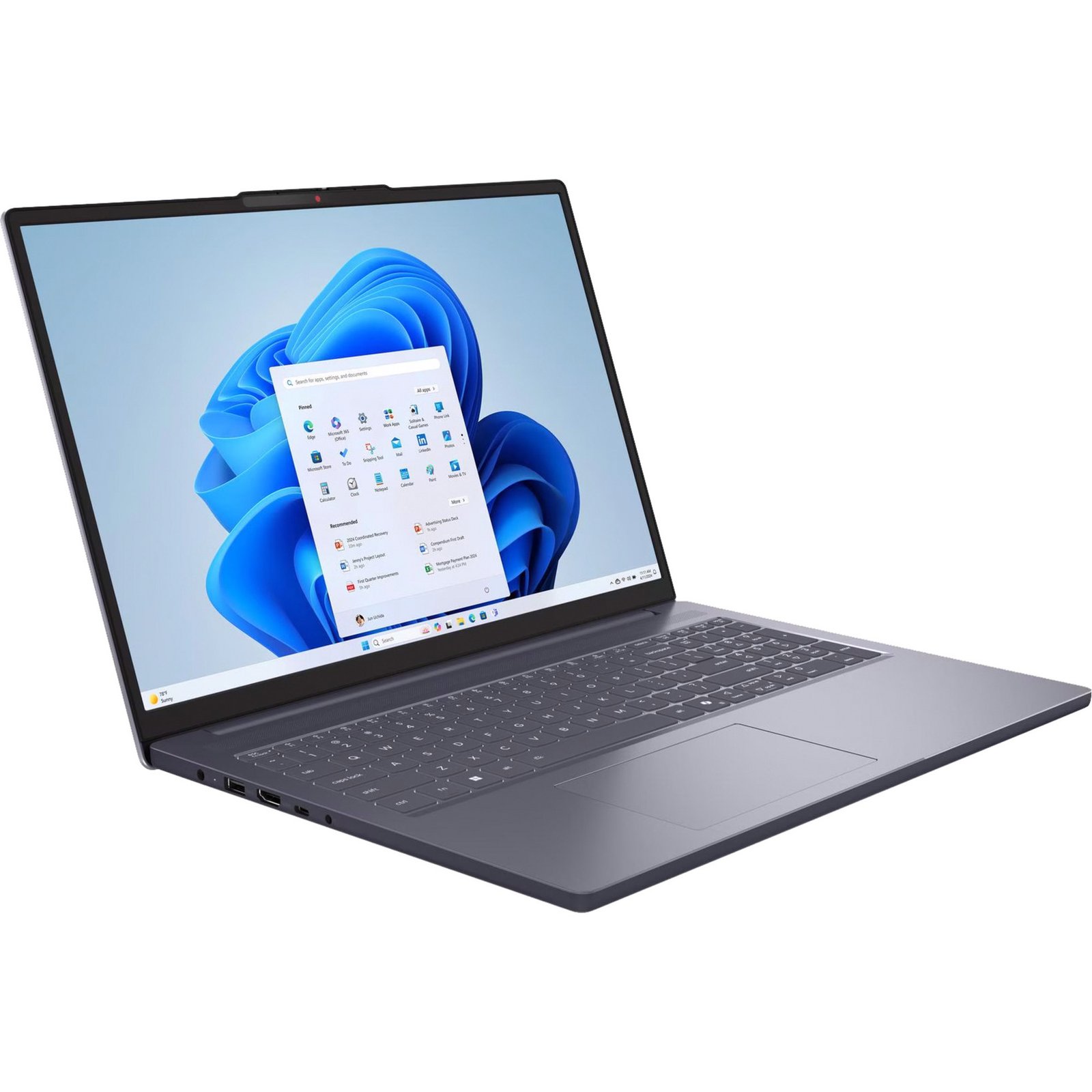 Lenovo IdeaPad Slim 3 16ARP10 (83K8005KGE) Gris, 512 GB 16 GB