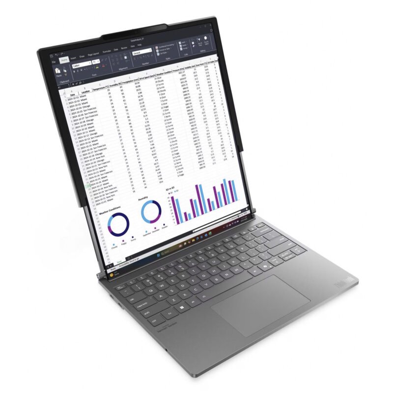Lenovo ThinkBook Plus G6 Rollable (21TR0004GE) Gris, 1 TB 32 GB