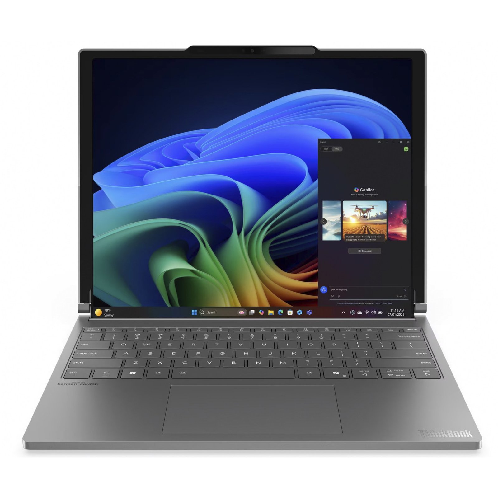 Lenovo ThinkBook Plus G6 Rollable (21TR0004GE) Gris, 1 TB 32 GB - Imagen 2