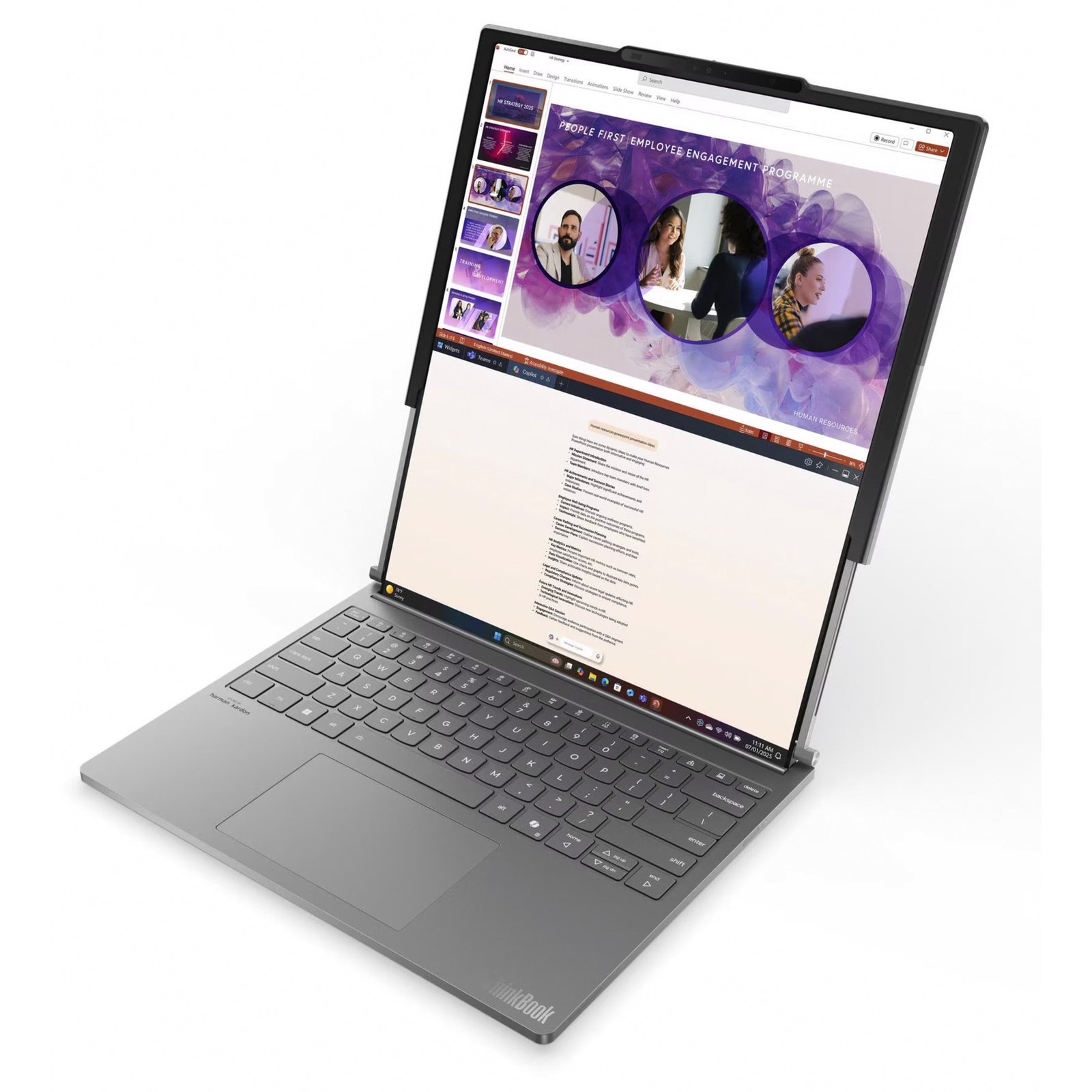 Lenovo ThinkBook Plus G6 Rollable (21TR0004GE) Gris, 1 TB 32 GB - Imagen 3