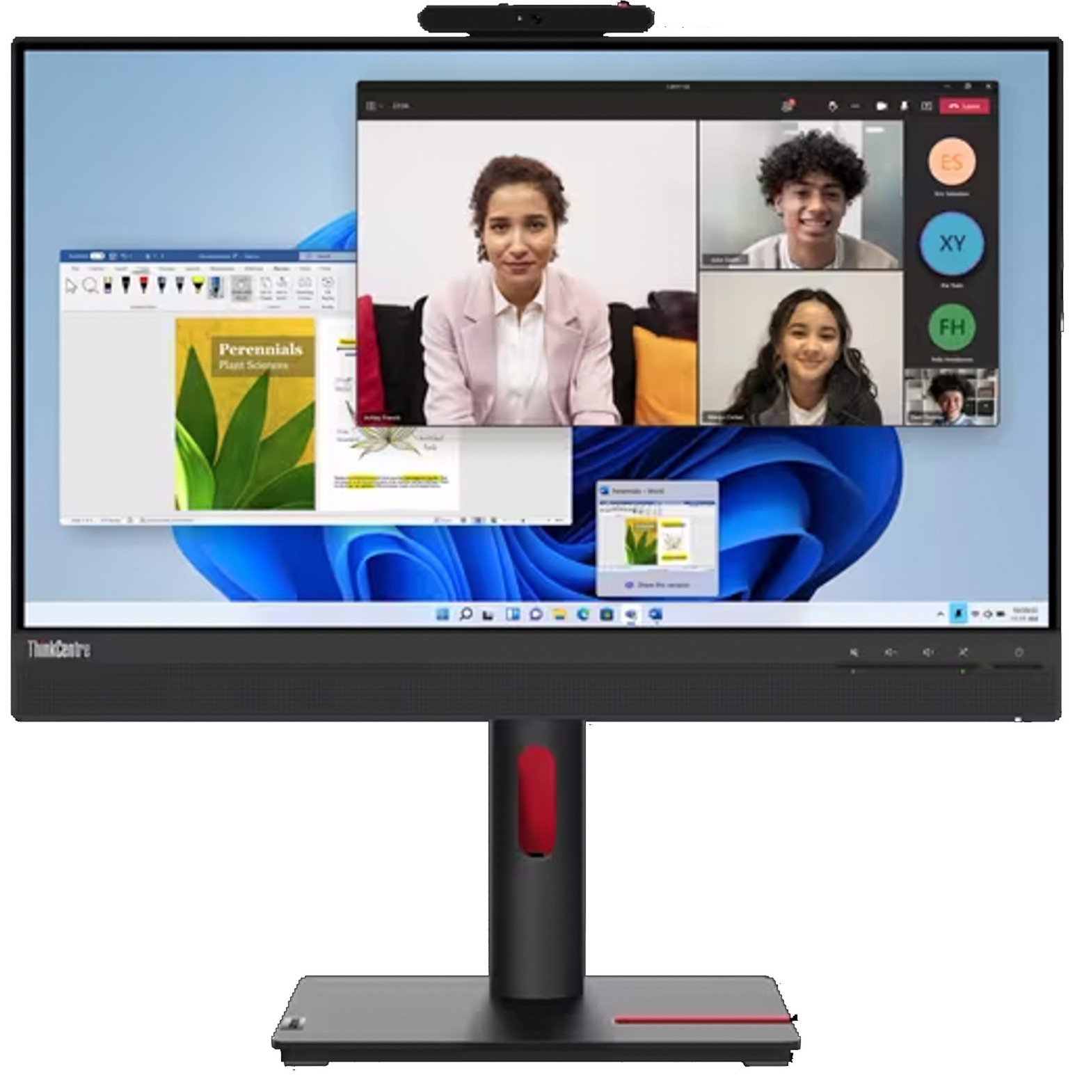 Lenovo ThinkCentre Tiny-In-One 24 Gen5 Touch Negro - Imagen 2