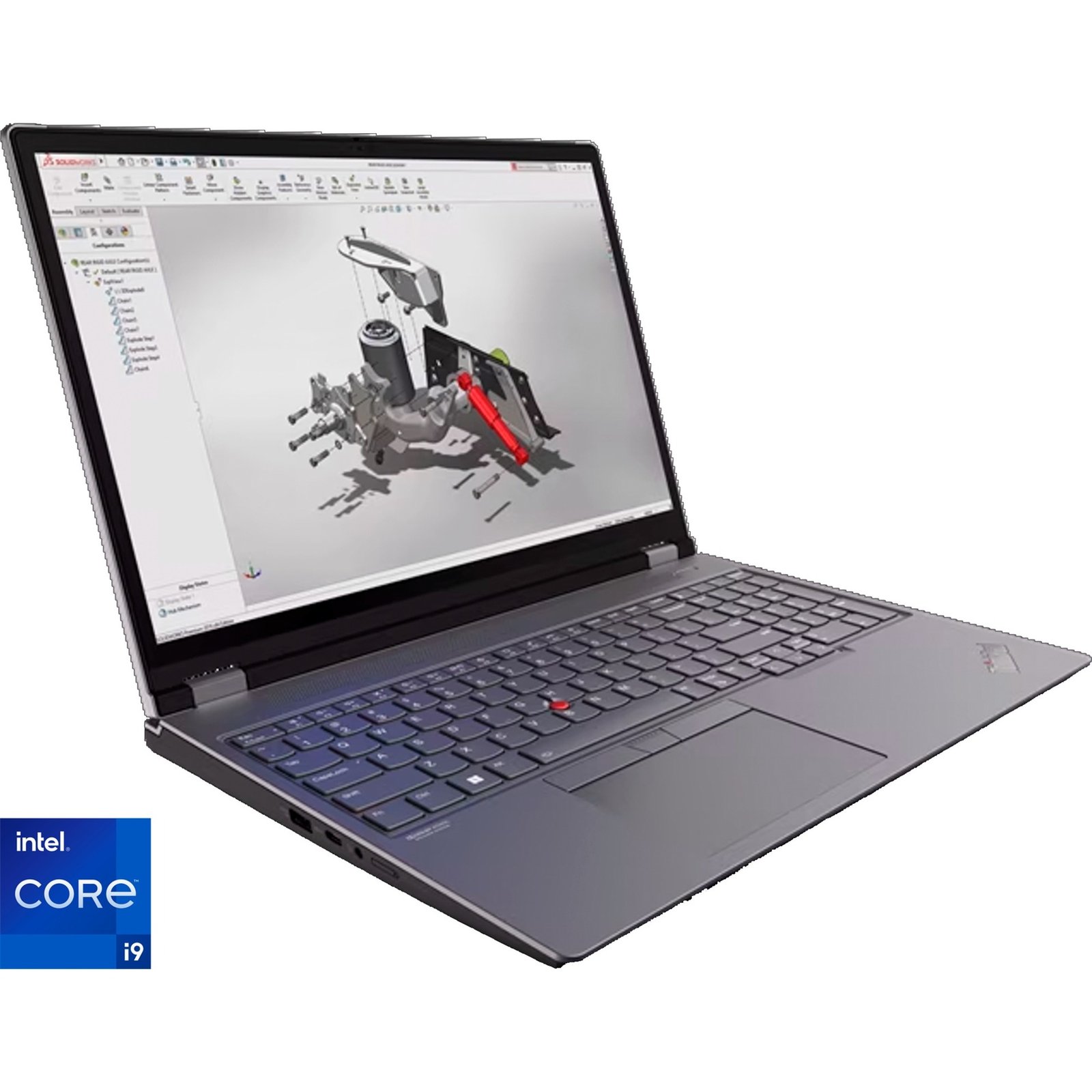 Lenovo ThinkPad P16 G2 (21FA000JGE) Gris, 2 TB 64 GB