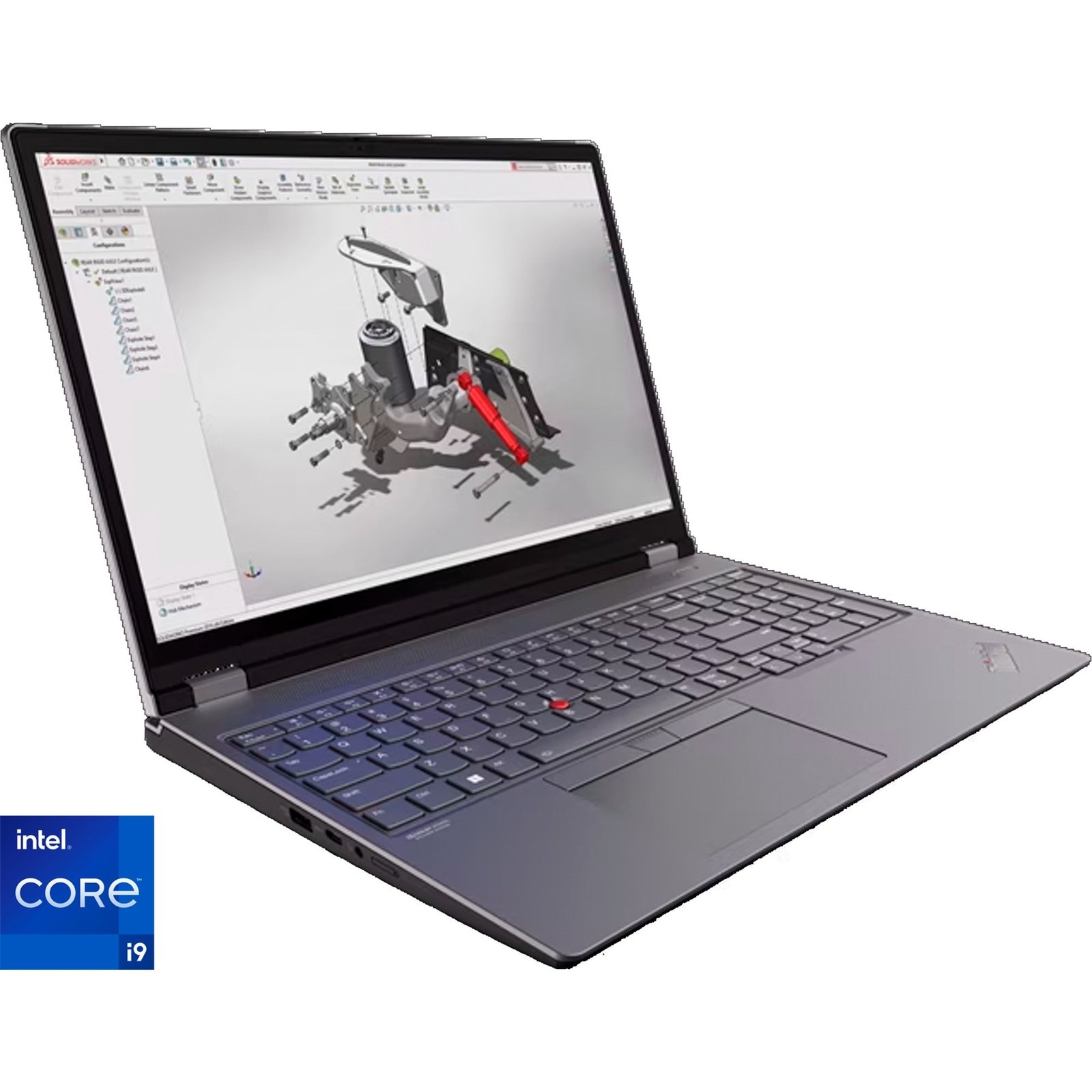 Lenovo ThinkPad P16 G2 (21FA0034GE) Gris, 2 TB 64 GB