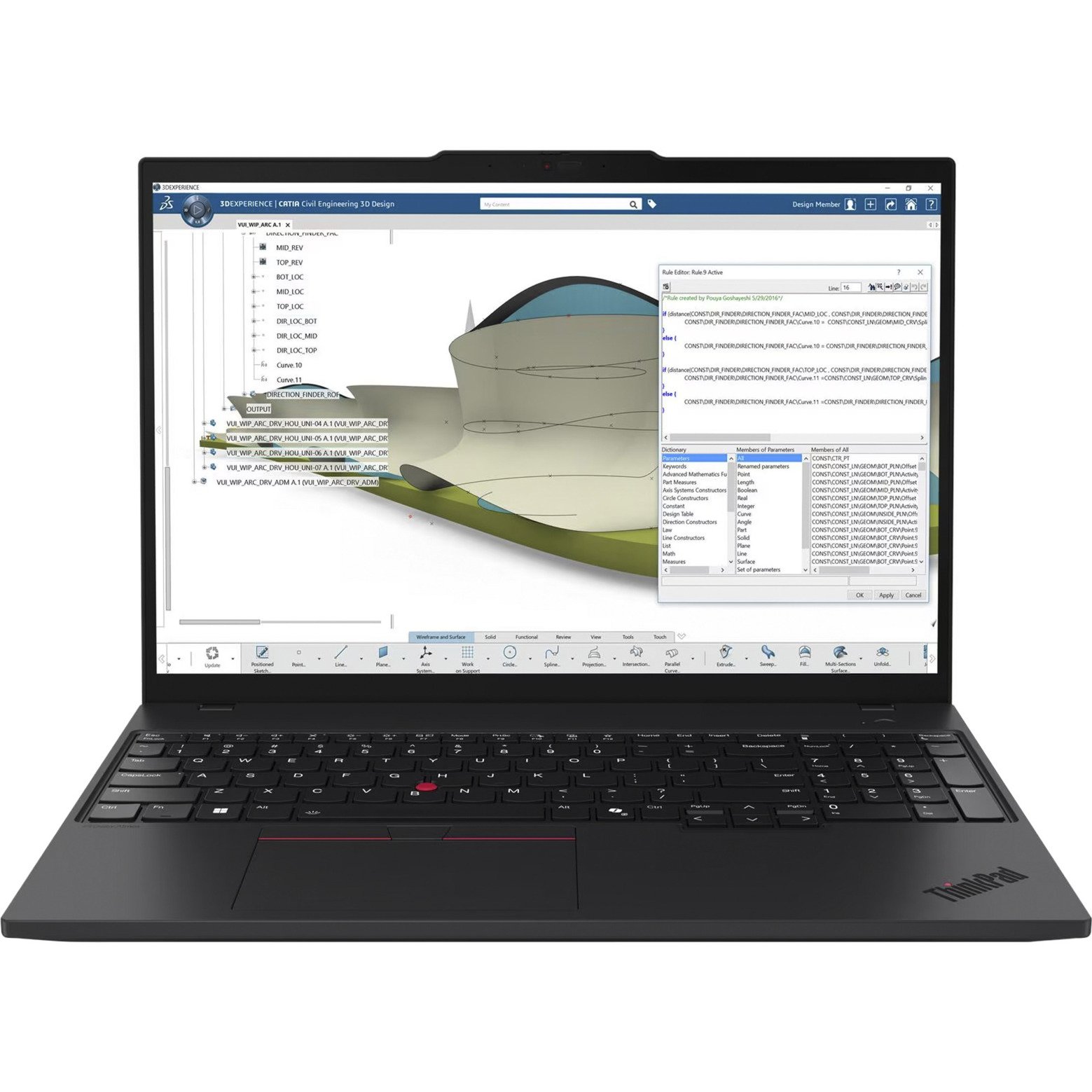 Lenovo ThinkPad P16s AMD G4 (21QR003QGE) Negro