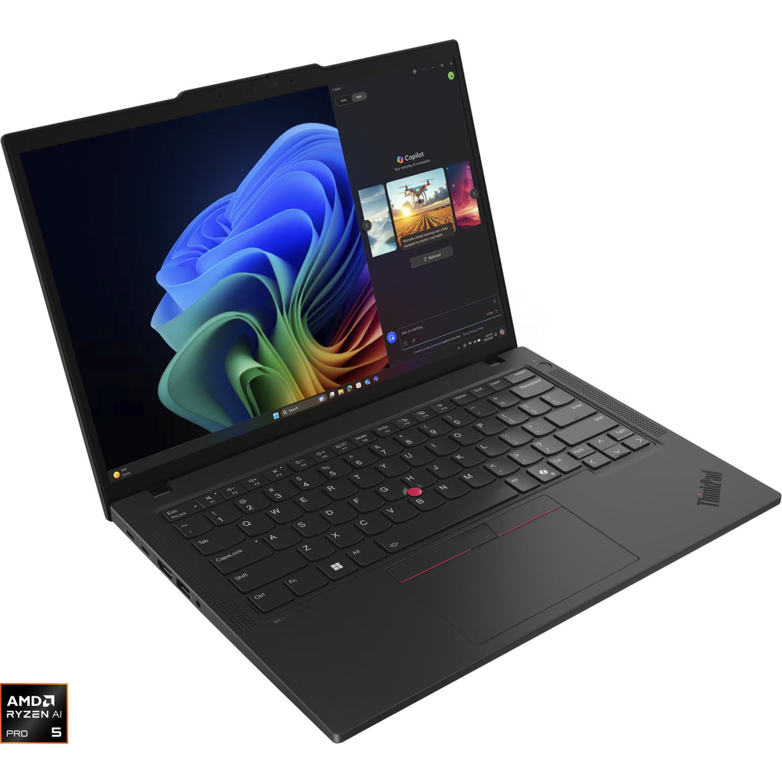 Lenovo ThinkPad T14 AMD G6 (21QJ001GGE) Negro, 512 GB 16 GB