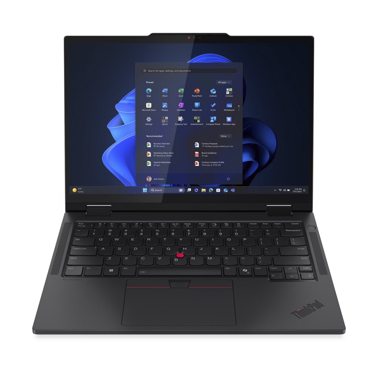 Lenovo ThinkPad T14s 2-in-1 G1 (21R3001WGE) Negro, 512 GB 16 GB - Imagen 5