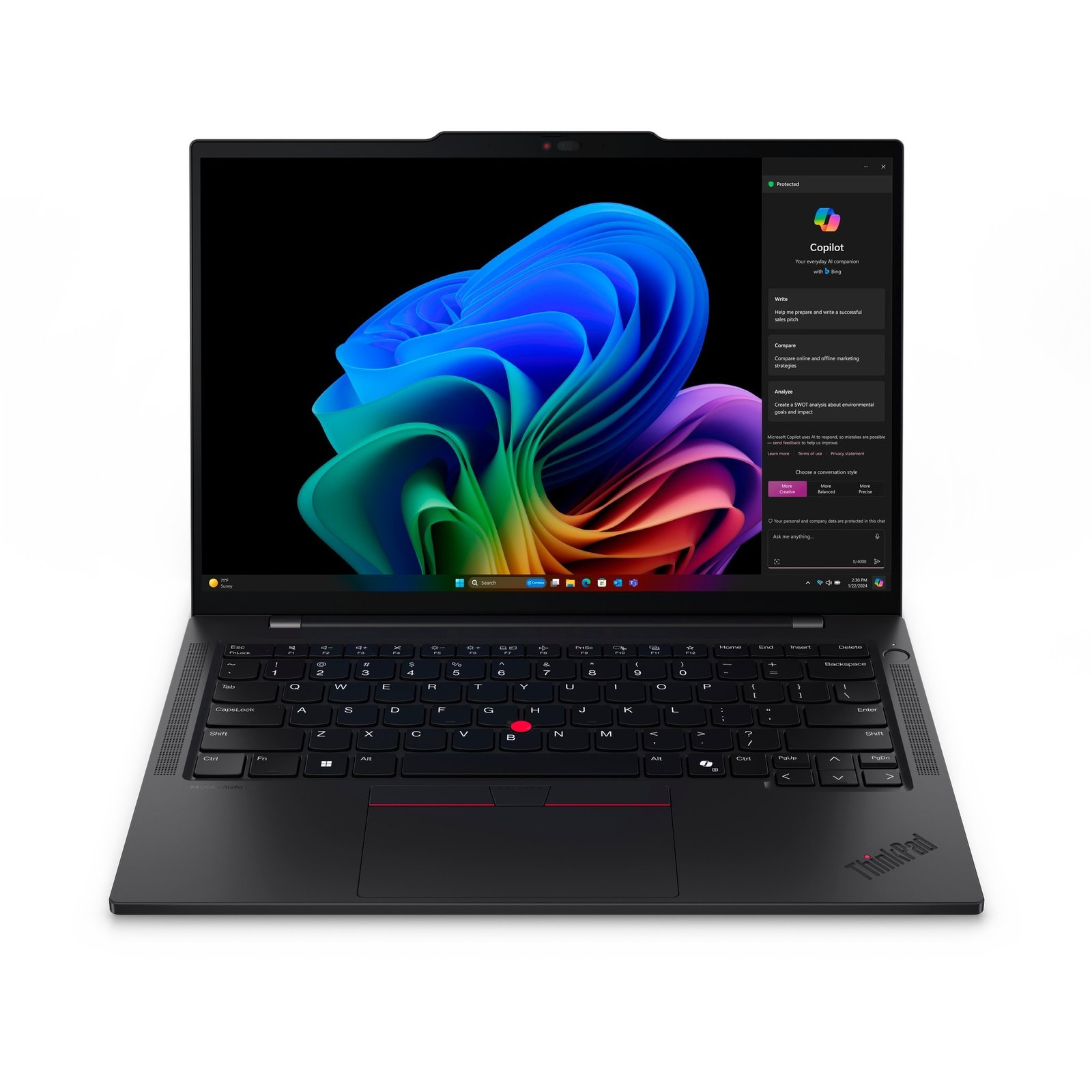 Lenovo ThinkPad T14s G6 (21N10007GE) Negro, 1 TB 32 GB - Imagen 2