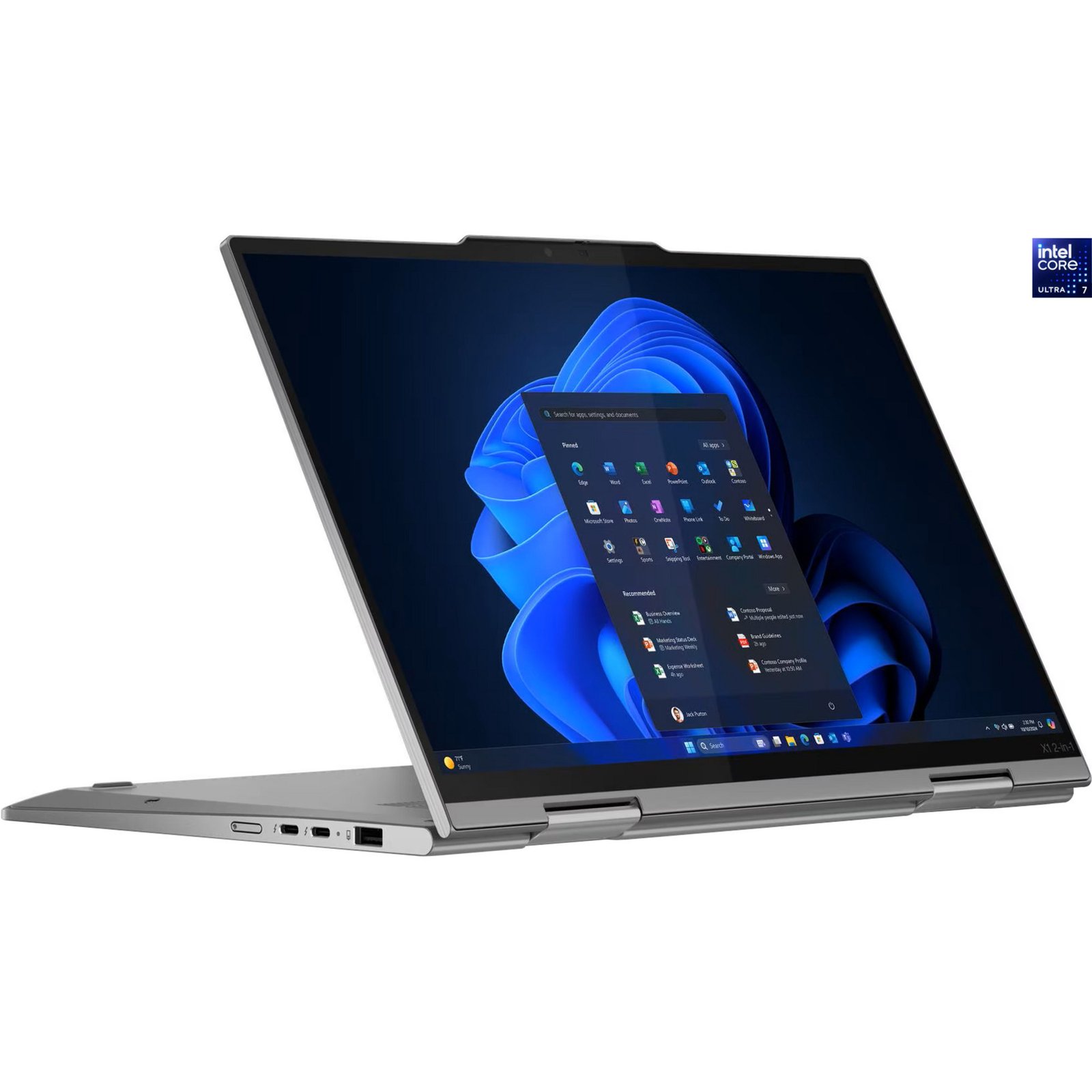 Lenovo ThinkPad X1 2-in-1 G10 Aura Edition (21NU0023GE) Gris, 1 TB 32 GB