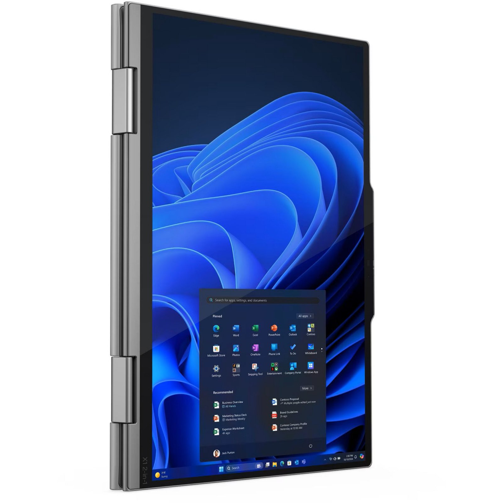 Lenovo ThinkPad X1 2-in-1 G10 Aura Edition (21NU0023GE) Gris, 1 TB 32 GB - Imagen 3