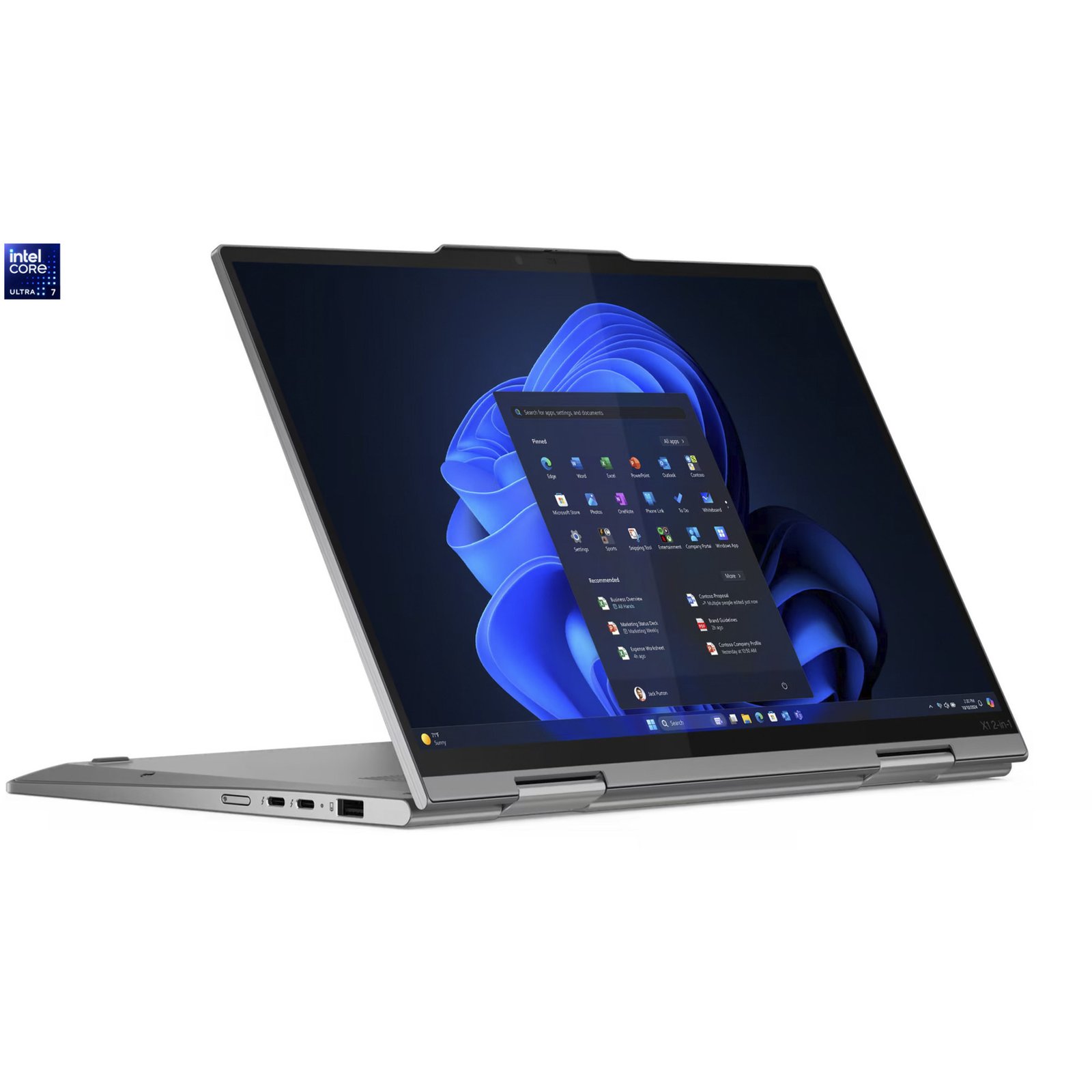 Lenovo ThinkPad X1 2-in-1 G10 Aura Edition (21NU002AGE) Gris, 1 TB 32 GB