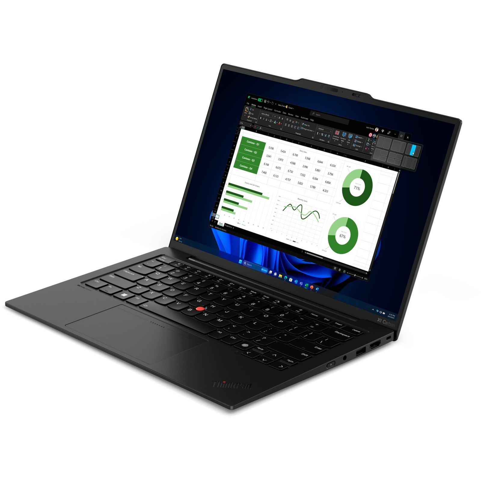 Lenovo ThinkPad X1 Carbon G12 (21KC0051GE) Negro, 512 GB 16 GB - Imagen 3