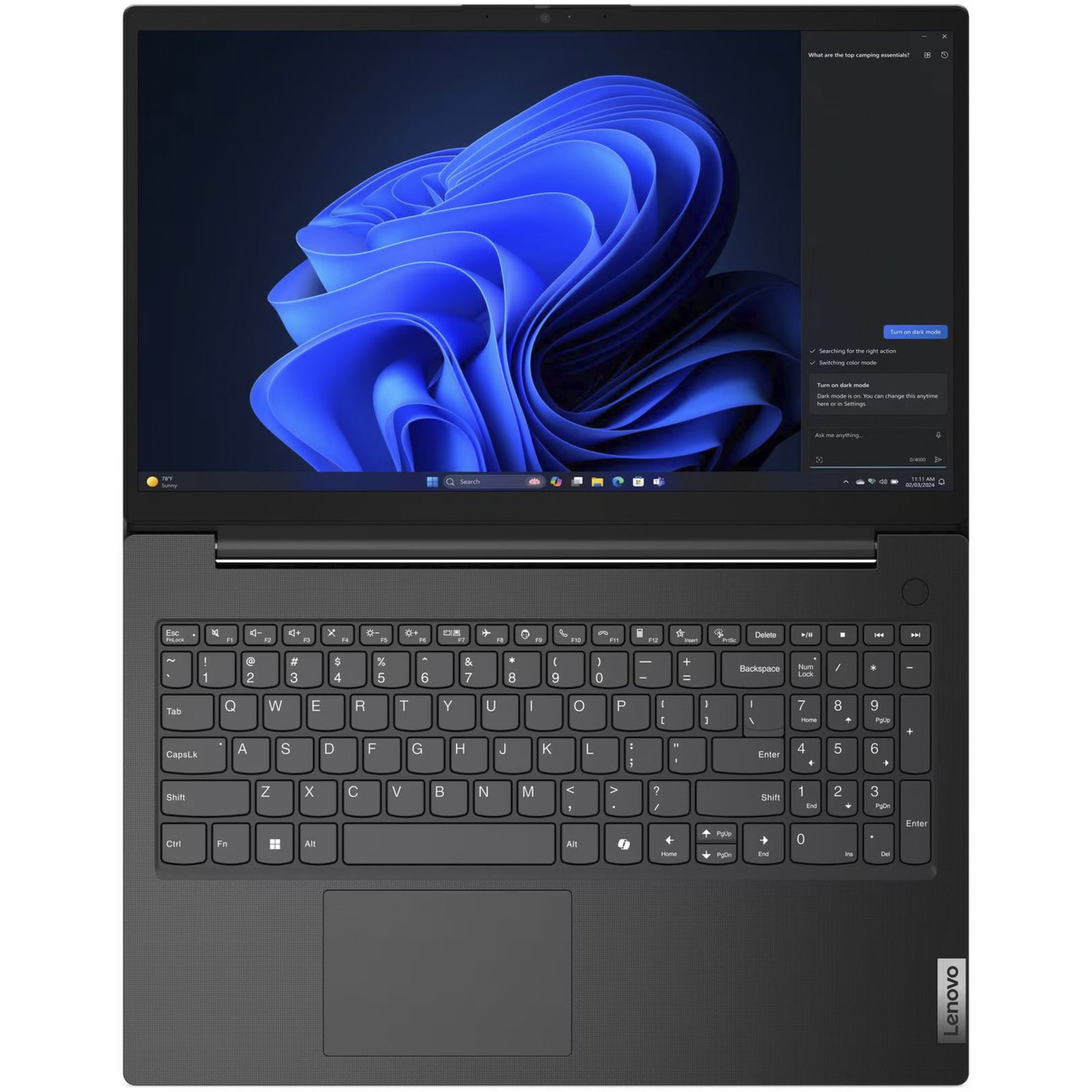 Lenovo V15 G5 (83GW009GGE) Negro, 256 GB 8 GB - Imagen 4