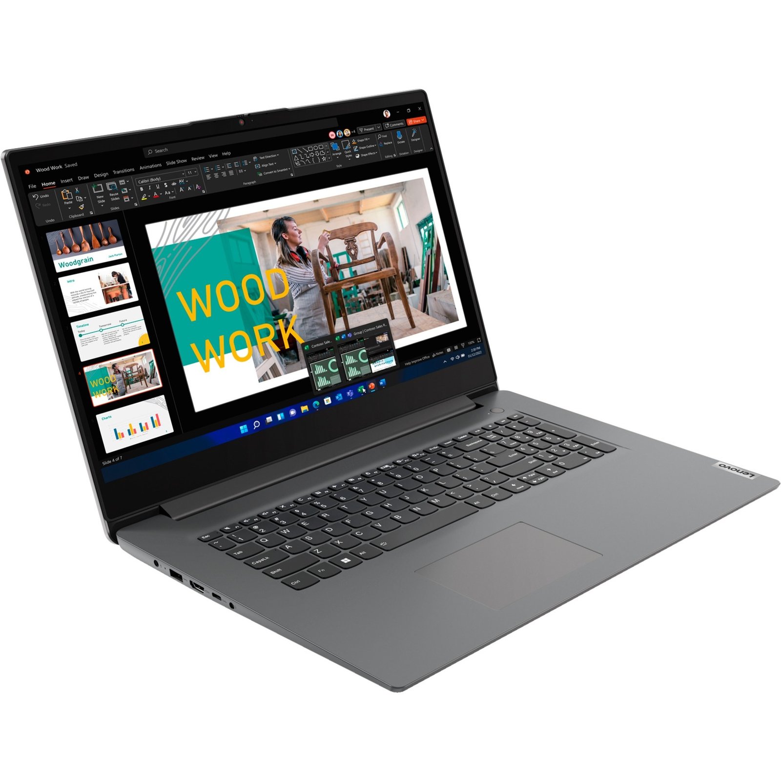 Lenovo V17 G4 IRU (83A2003FGE) Gris, 512 GB 16 GB