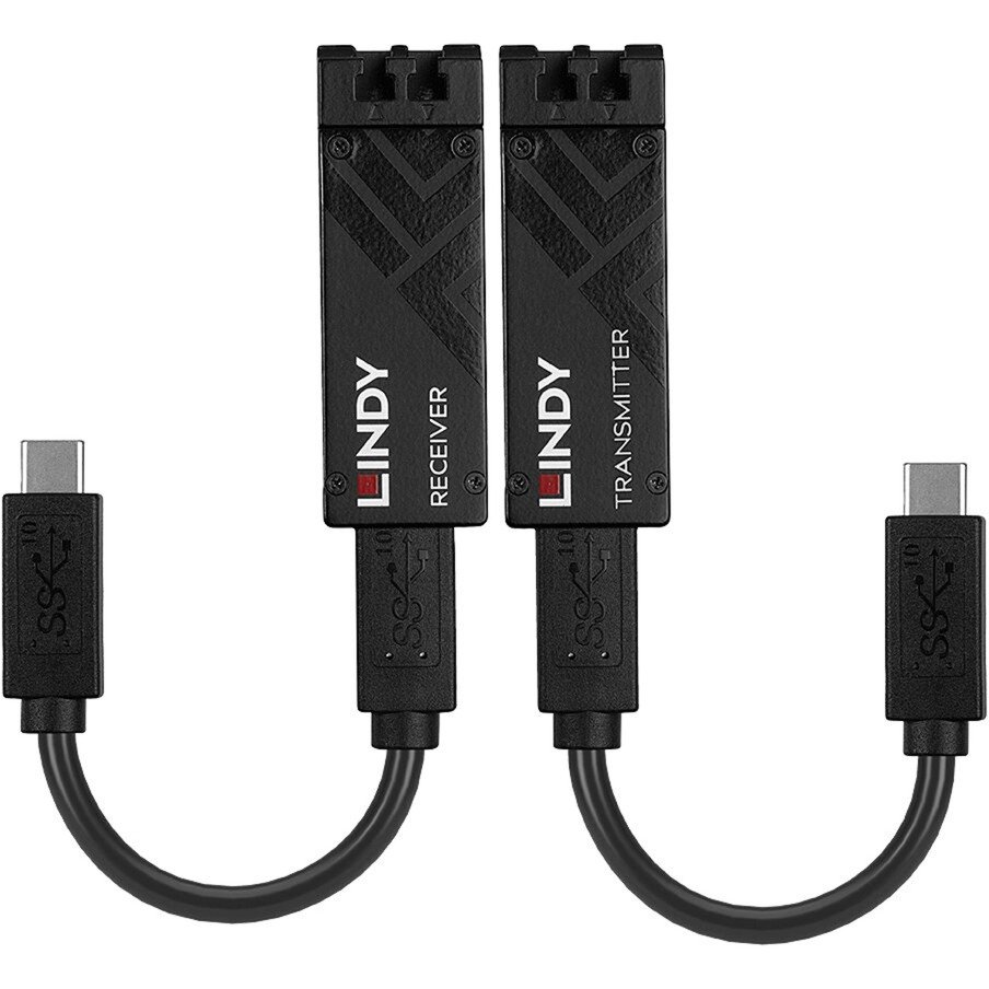 Lindy Fibre Optic USB 3.2 Typ C Extender Negro - Imagen 2