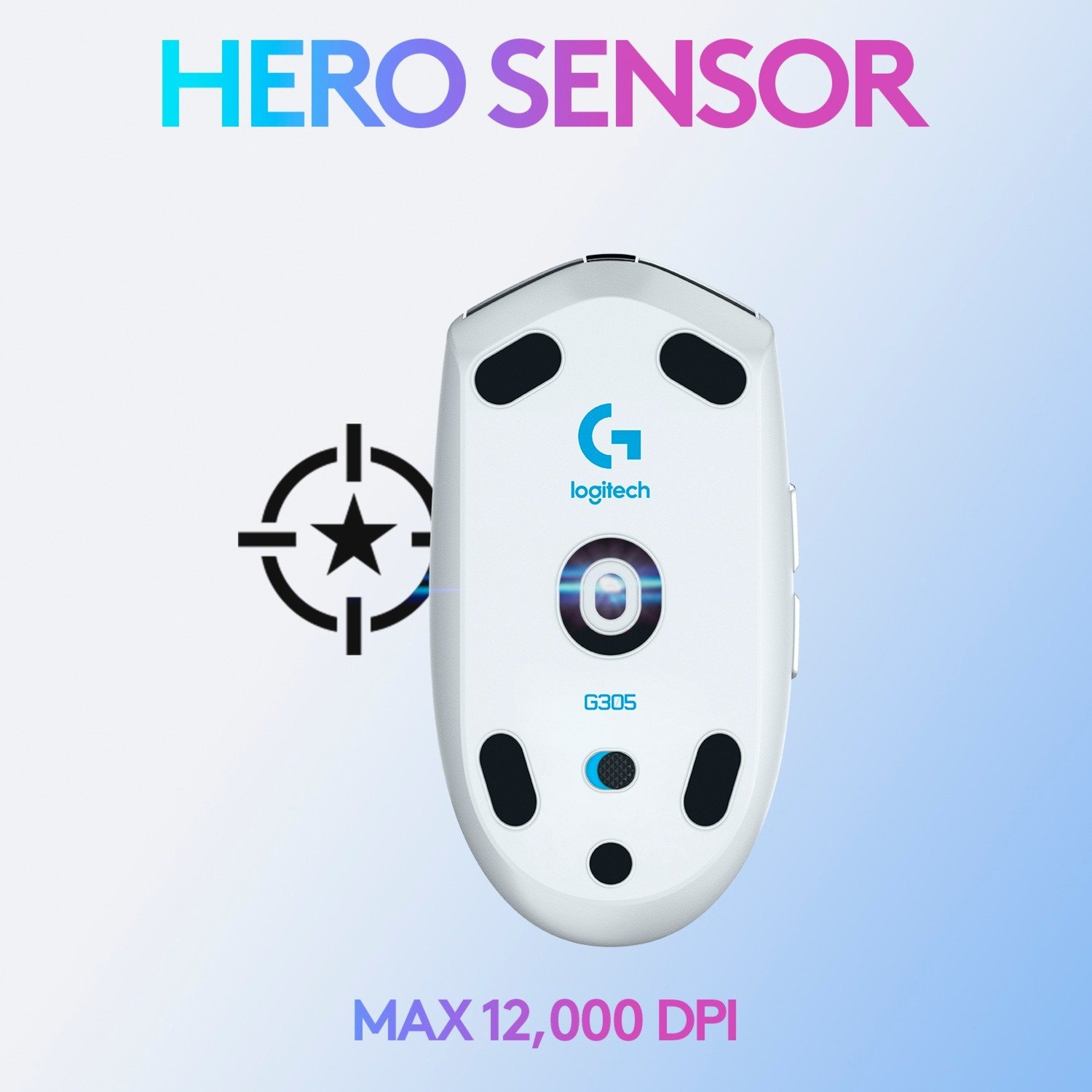 Logitech G305 LIGHTSPEED Gaming Blanco - Imagen 2