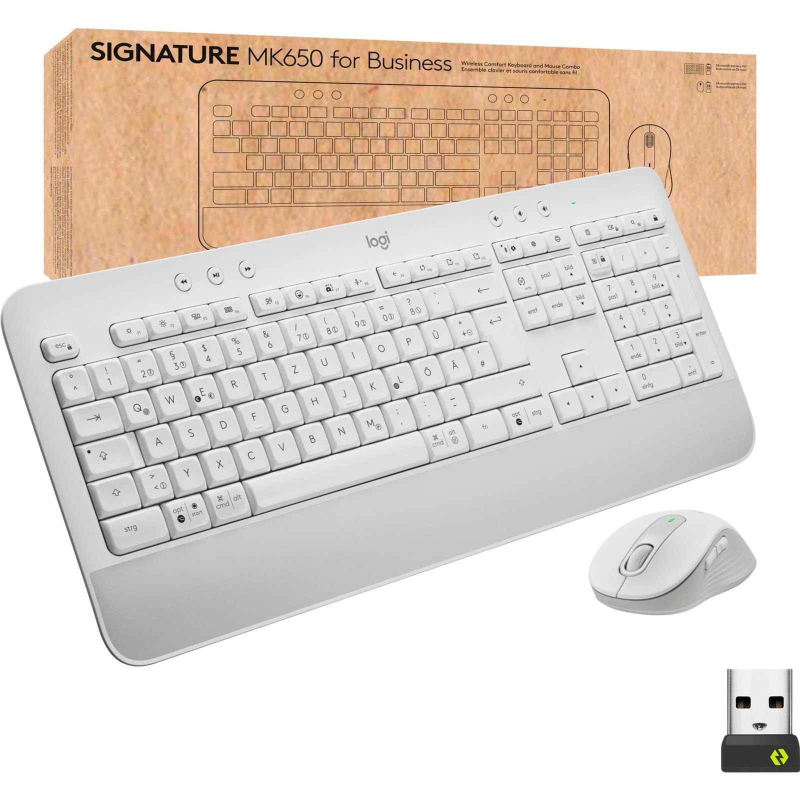 Logitech Signature K650 Combo for Business Blanco