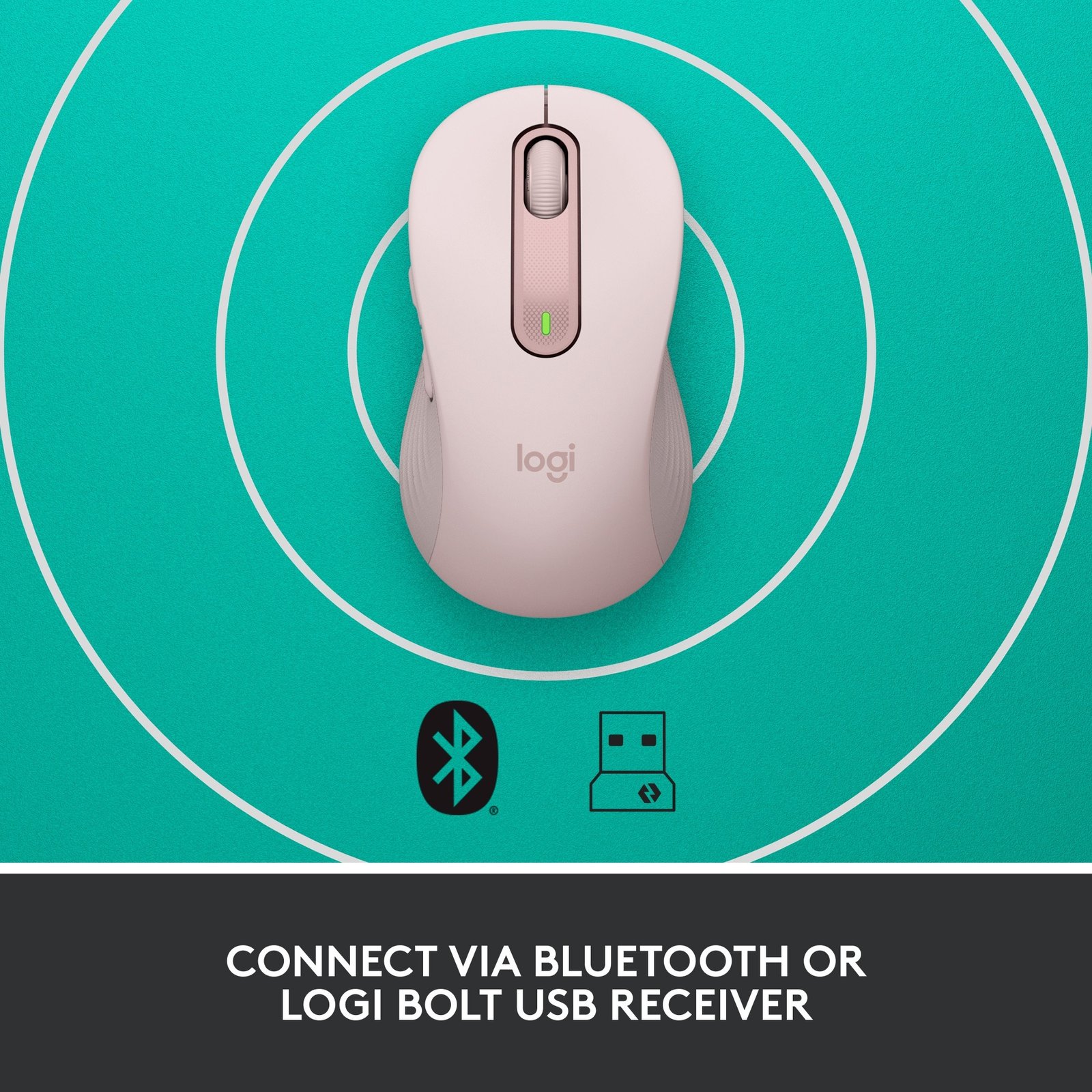 Logitech Signature M650 Wireless Rosa - Imagen 5