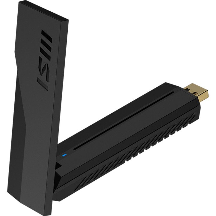 MSI BE6500 WiFi 7 USB Adapter Negro - Imagen 3