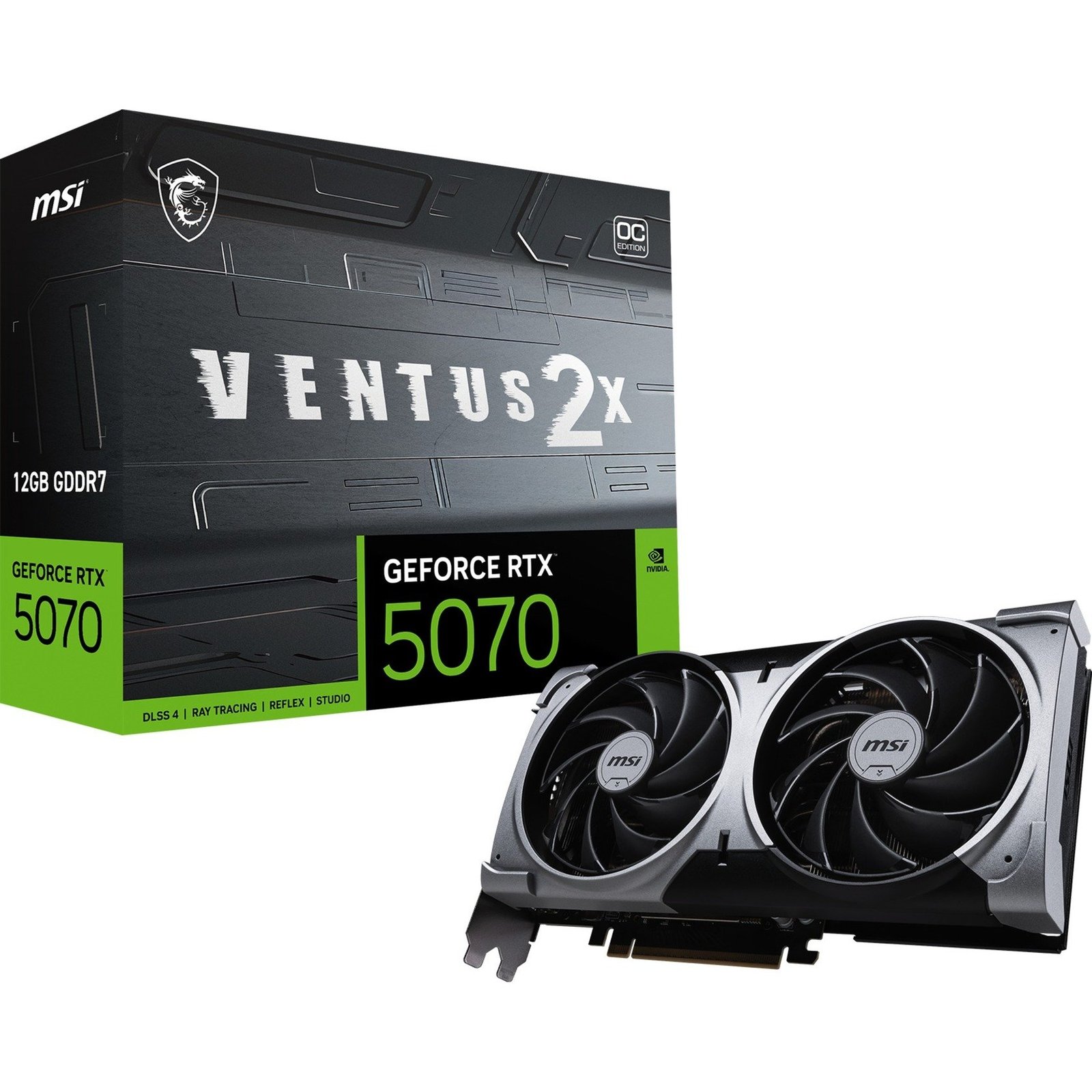 MSI GeForce RTX 5070 12G VENTUS 2X OC