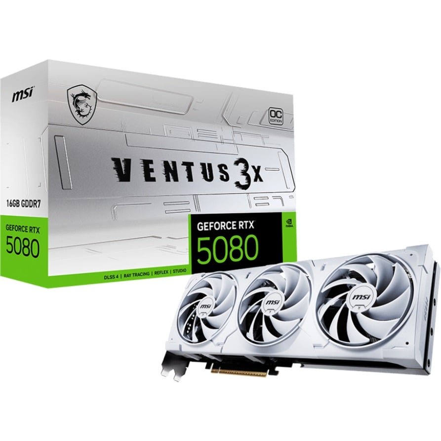 MSI GeForce RTX 5080 VENTUS 3X OC WHITE