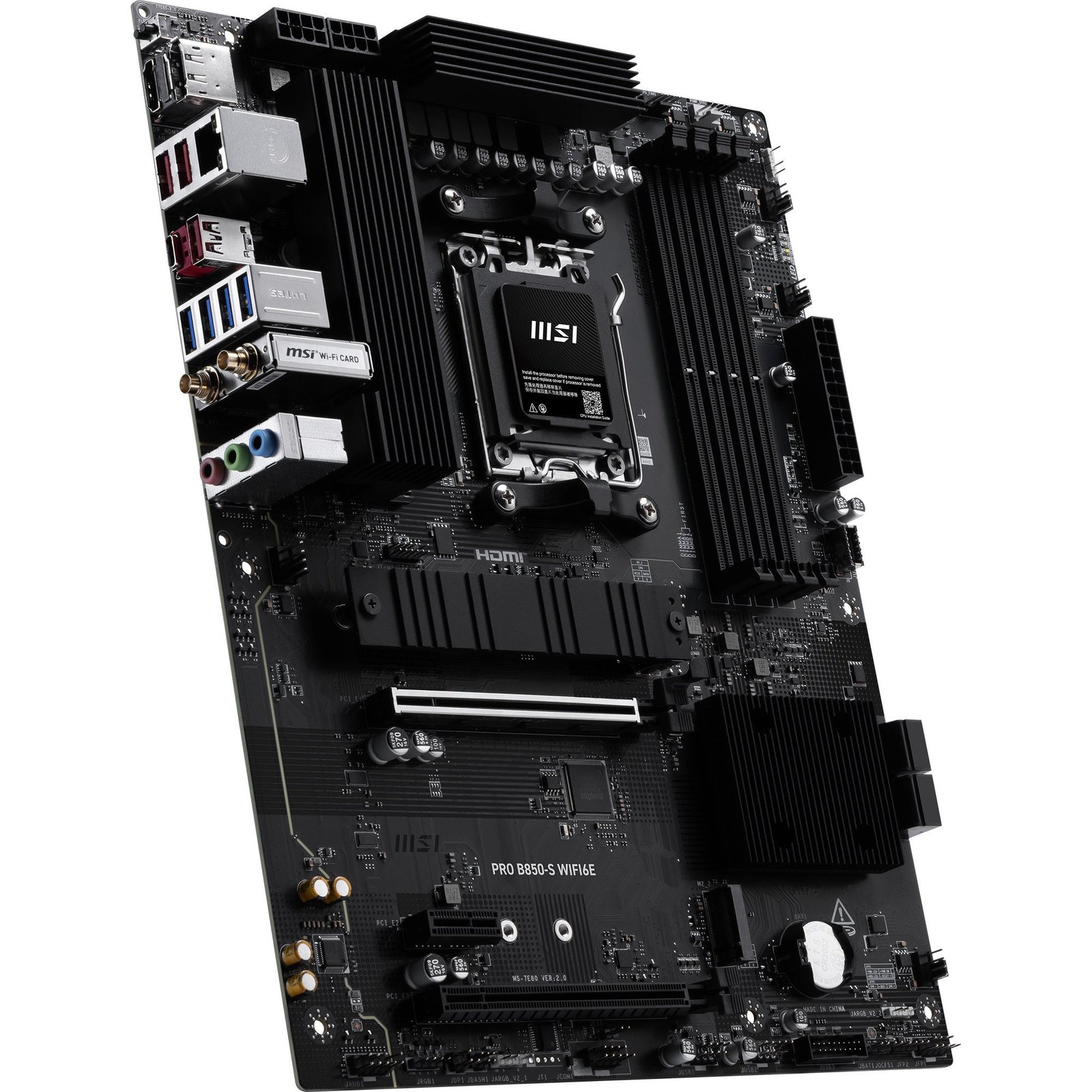 MSI PRO B850-S WIFI6E Negro - Imagen 2