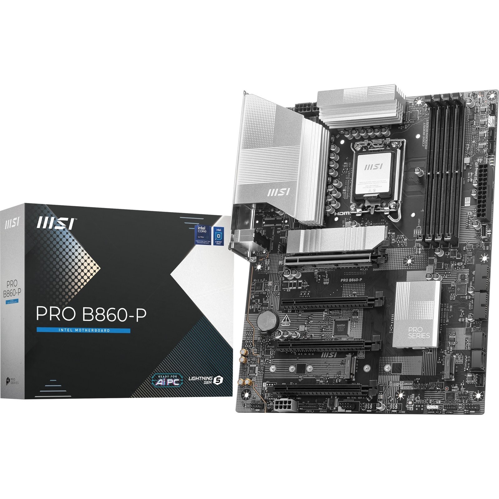MSI PRO B860-P Plata