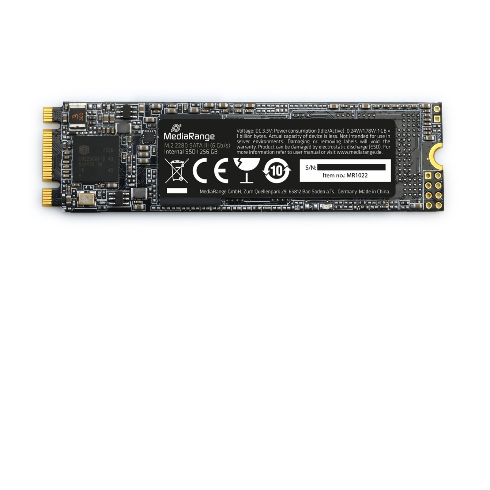 MediaRange MR1022, 256 GB 6 GB