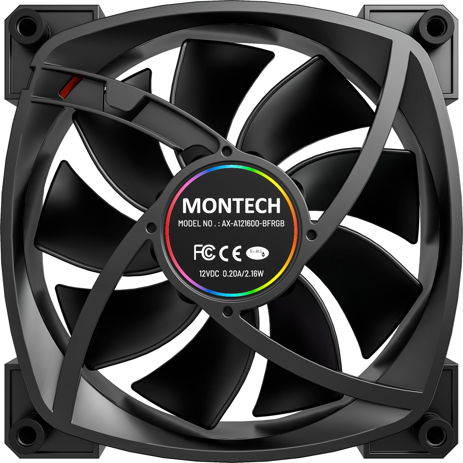 Montech AX120 PWM 120x120x25 Negro - Imagen 5