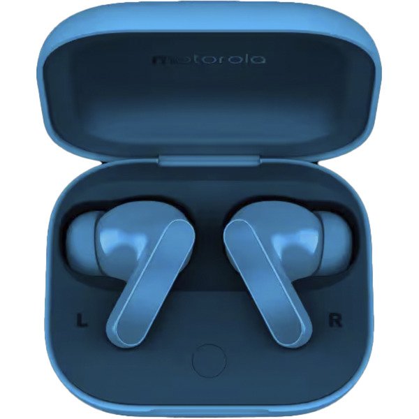 Motorola moto buds Bass Blue Jewel Azul - Imagen 4