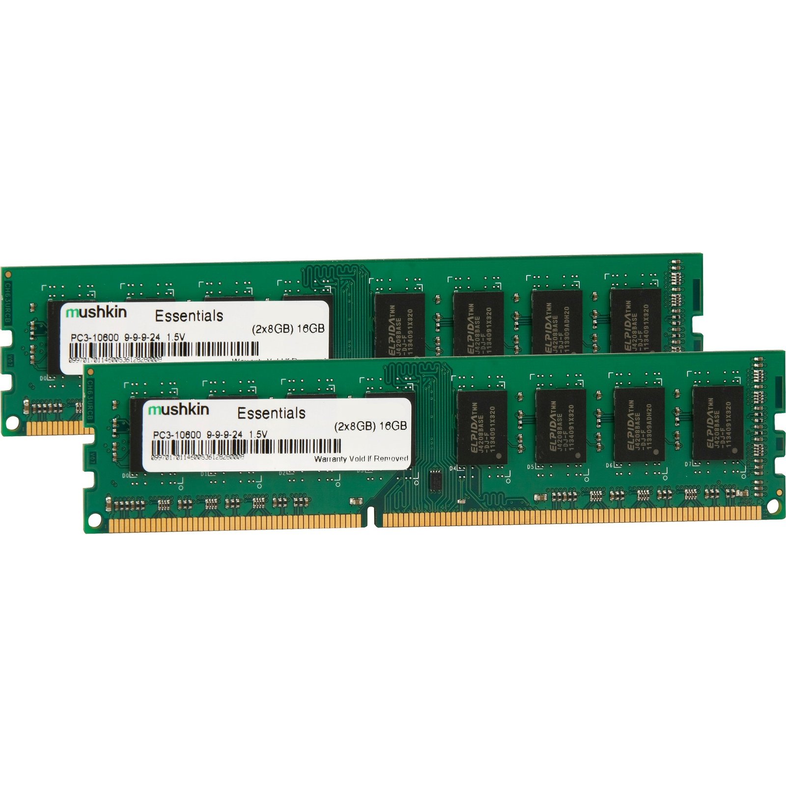 Mushkin DIMM DDR3-1600 (2x ) Dual-Kit, 16 GB 16 GB