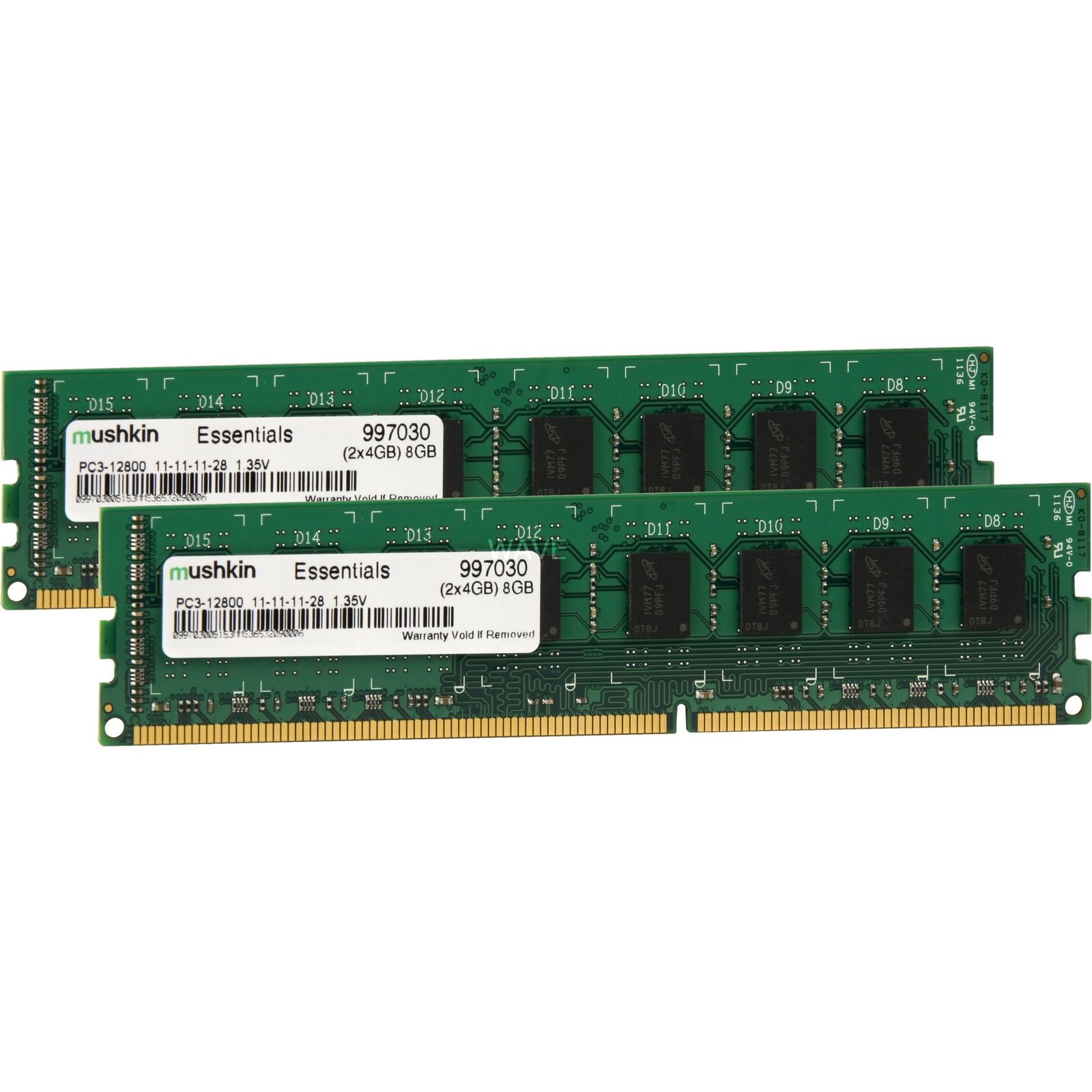 Mushkin DIMM DDR3-1600 (2x ) Dual-Kit, 8 GB 8 GB