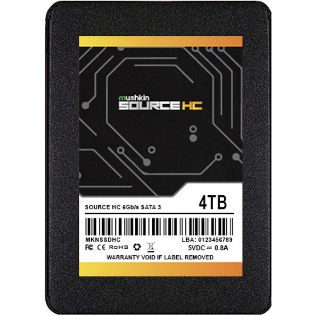 Mushkin Source HC Negro, 4 TB 6 GB