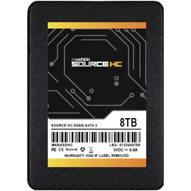 Mushkin Source HC Negro, 8 TB 6 GB