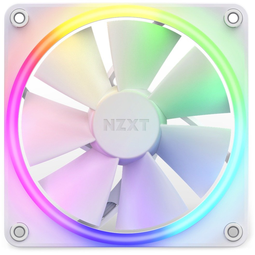 NZXT F120 RGB Single 120x120x26 Blanco - Imagen 2