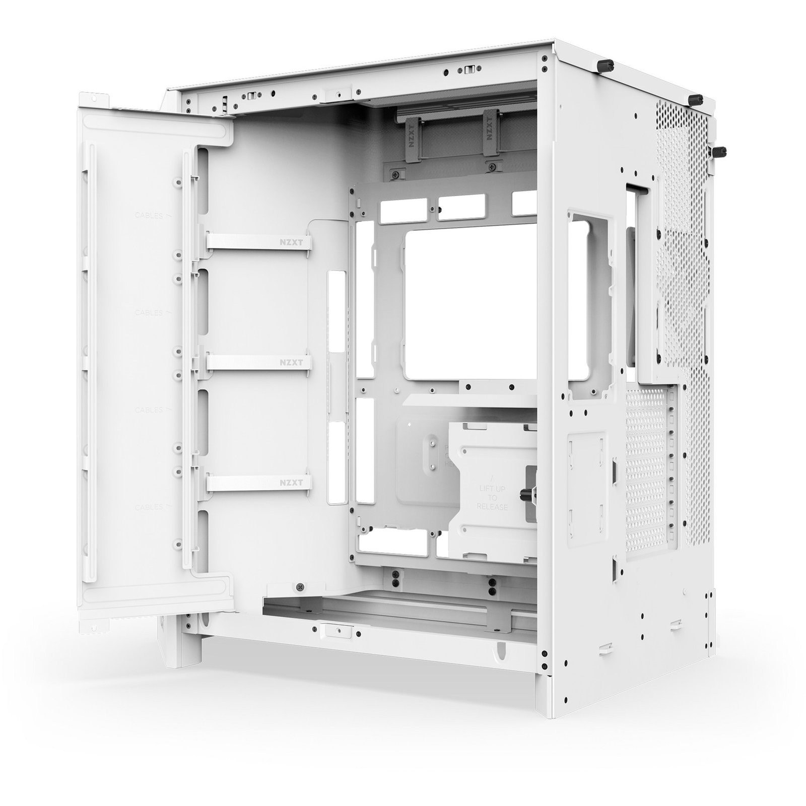 NZXT H9 Flow RGB+ Blanco - Imagen 4