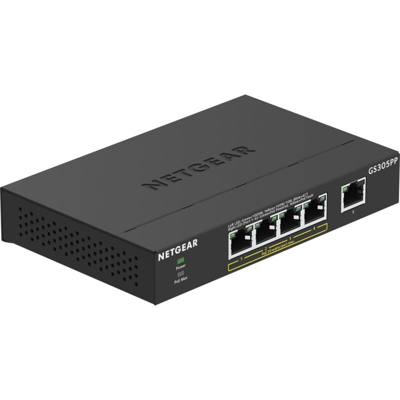 Netgear GS305PP Negro