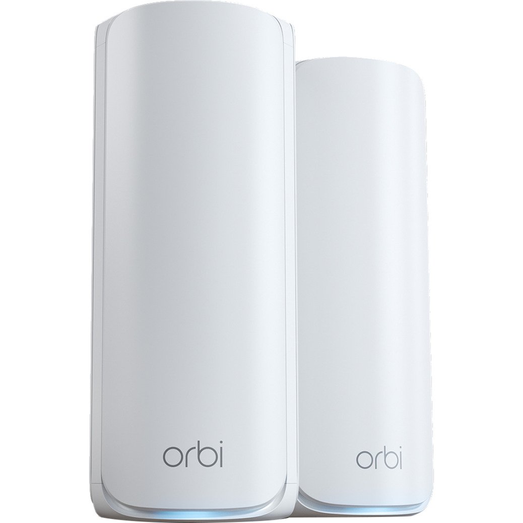 Netgear ORBI RBE772-100EUS WIFI 7 MESH Zusatzsatellit 2er Set Blanco