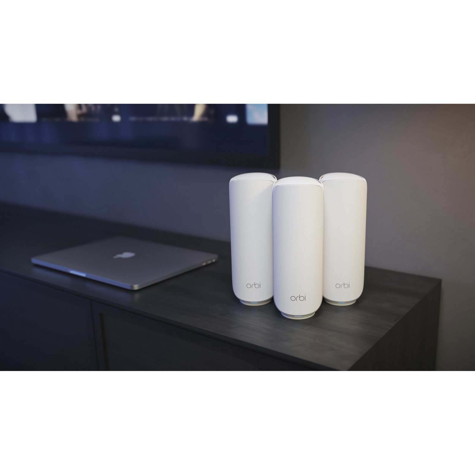 Netgear Orbi 370 Serie Dual-Band WiFi 7 Mesh 3er Pack Blanco - Imagen 3