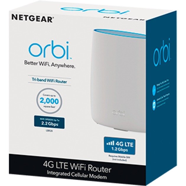 Netgear Orbi 4G LTE Tri-Band Router LBR20 Blanco - Imagen 5