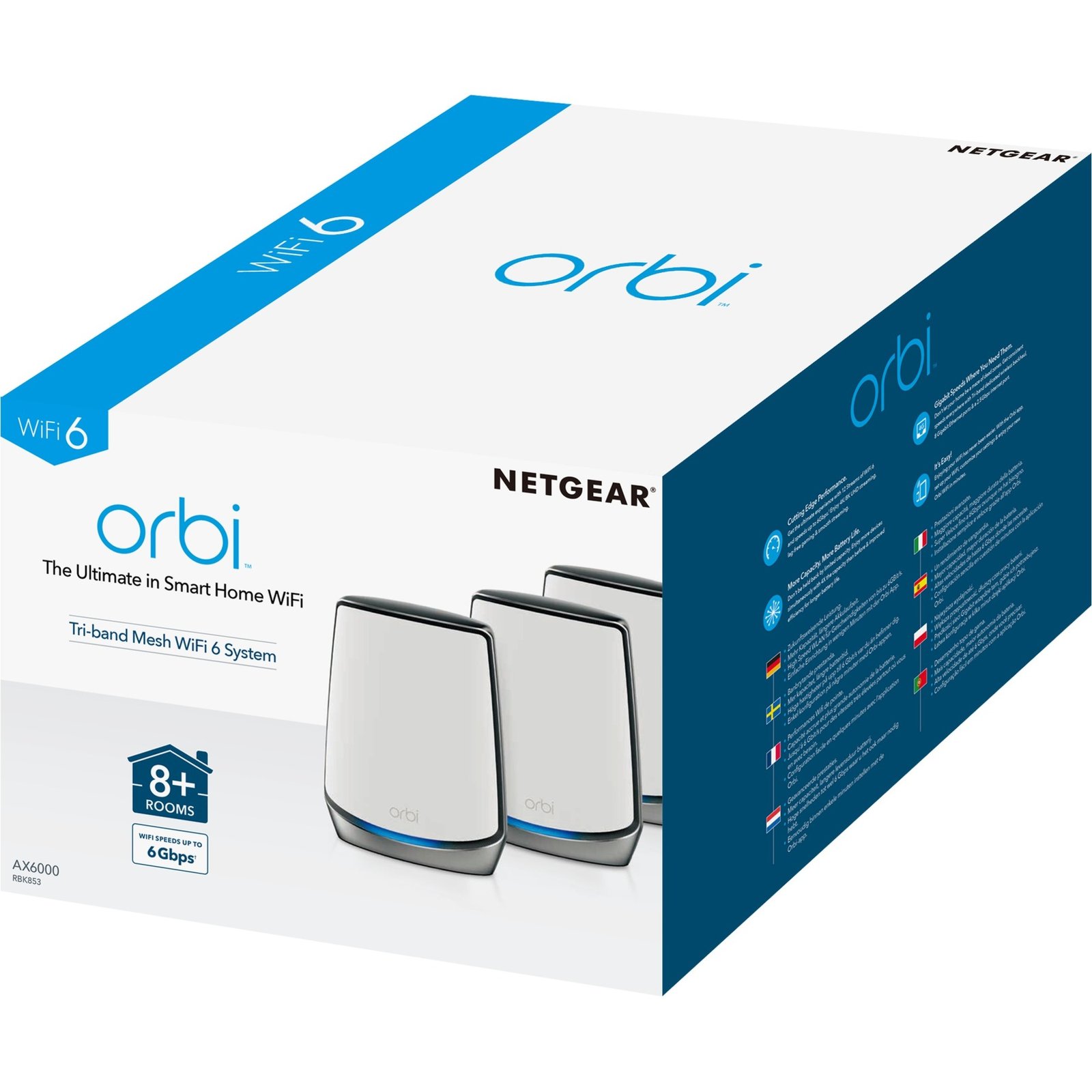 Netgear Orbi RBK853 3er Set - Imagen 2