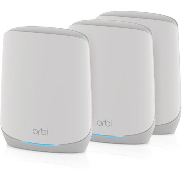 Netgear Orbi WiFi6 Tri-Band Mesh System 3er Set Blanco