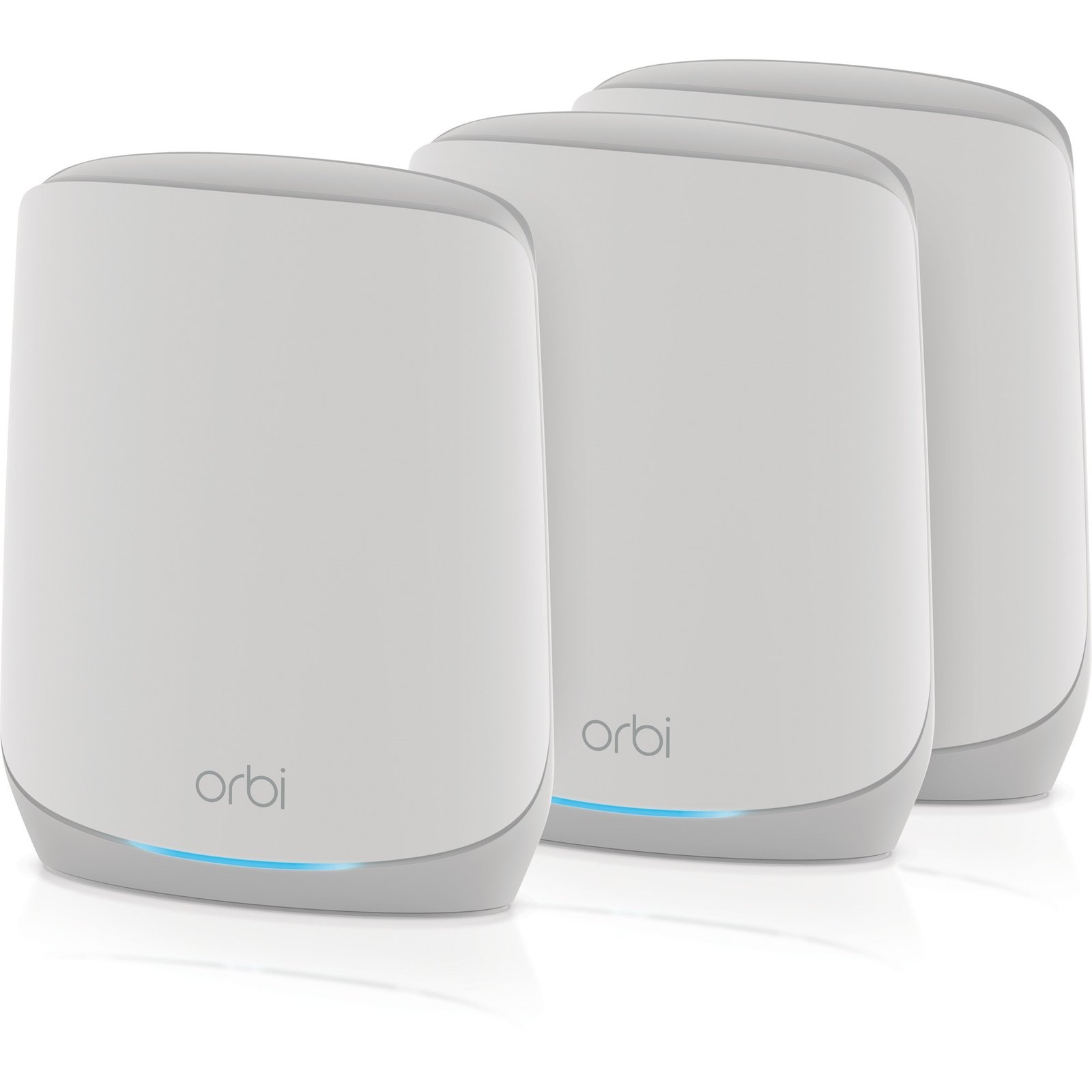 Netgear Orbi WiFi6 Tri-Band Mesh System 3er Set Blanco - Imagen 5