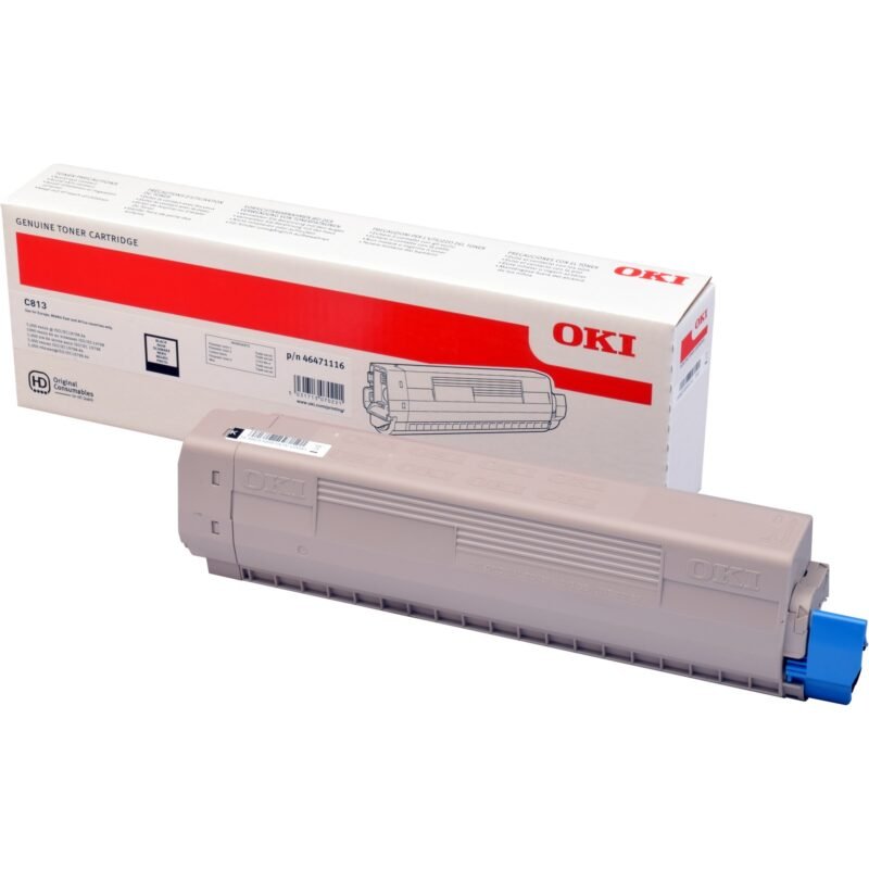 OKI Toner schwarz 46471116