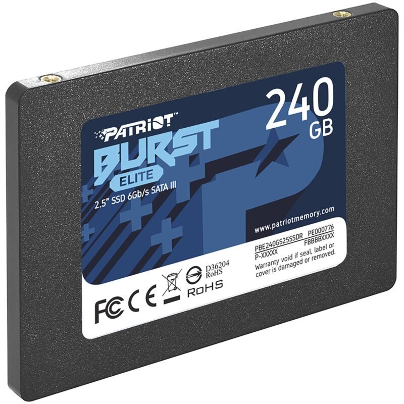 Patriot Burst Elite Negro, 240 GB 6 GB