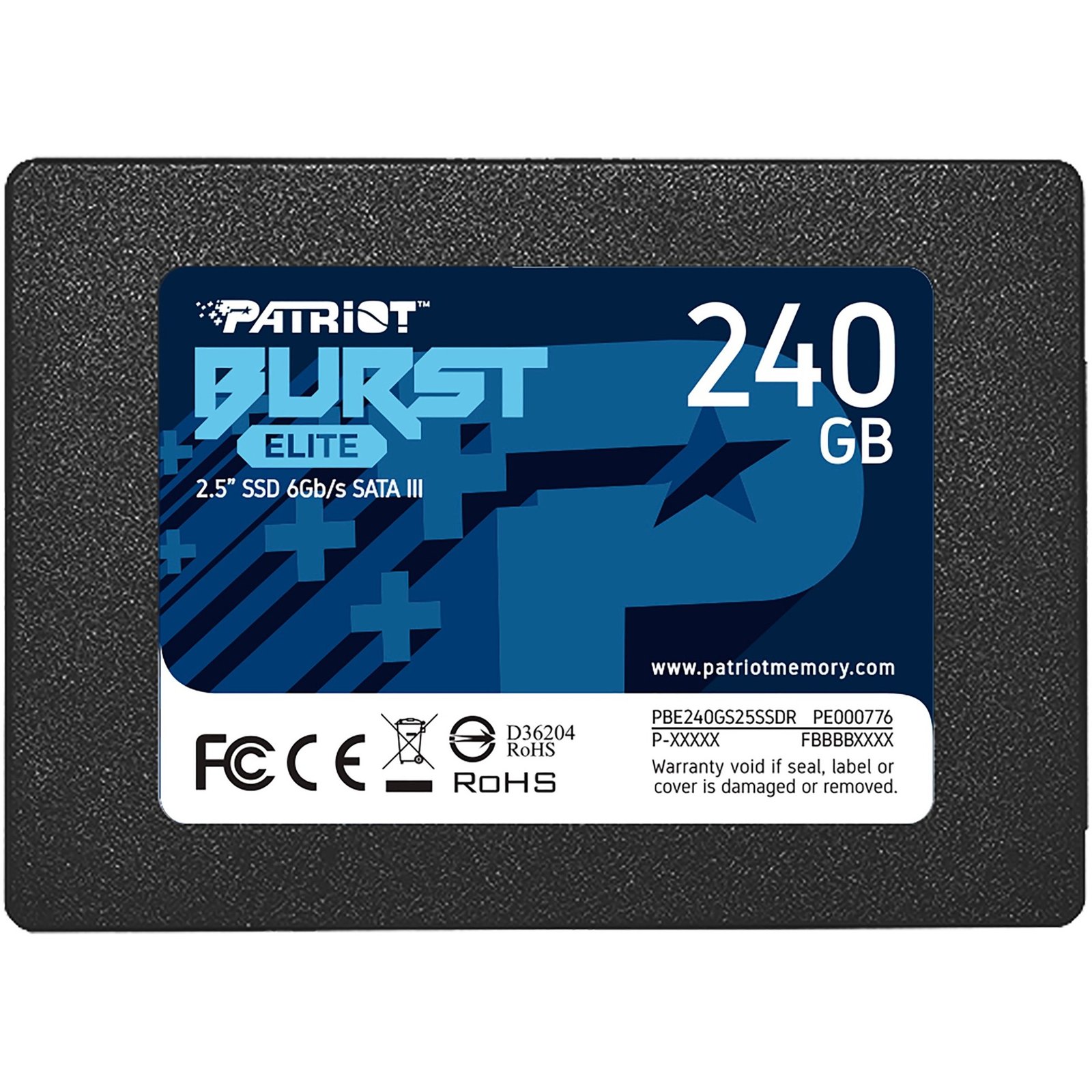 Patriot Burst Elite Negro, 240 GB 6 GB - Imagen 2