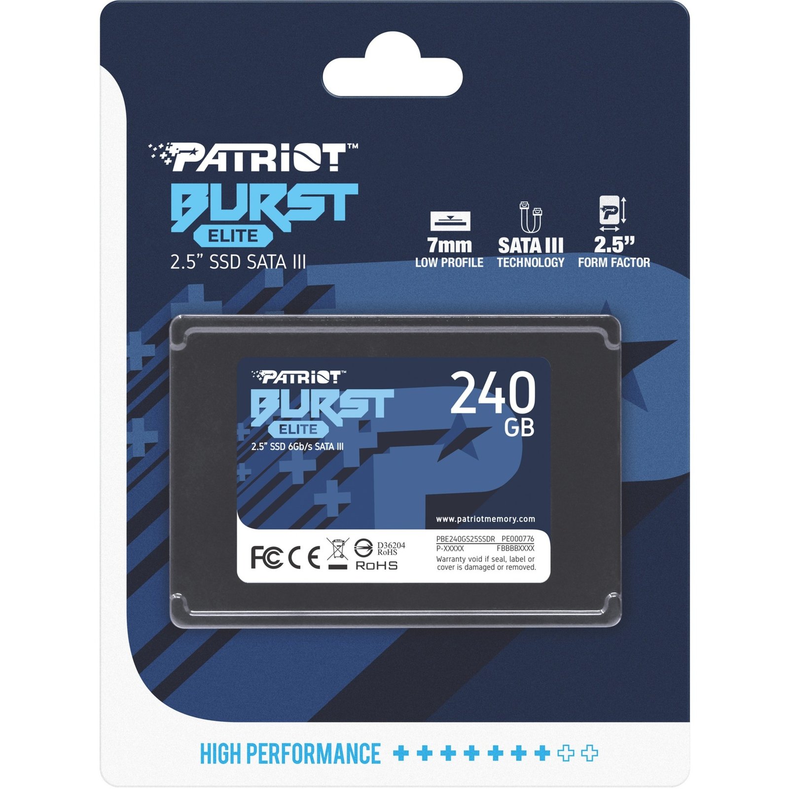 Patriot Burst Elite Negro, 240 GB 6 GB - Imagen 4